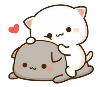 🤭 emoji Peach Cats Telegram sticker 24 of 64
