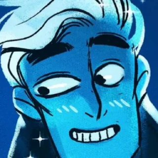 😁 emoji Lore Olympus Telegram sticker 11 of 41