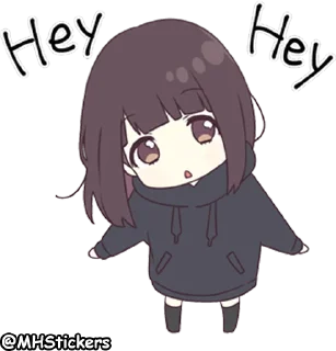 👀 emoji @MHStickers Kurumi Chan 4 Telegram sticker 7 of 41
