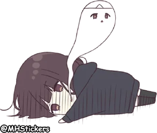 ☠️ emoji @MHStickers Kurumi Chan 4 Telegram sticker 24 of 41