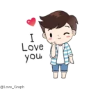 😉 emoji Boobib Cute Couple (@Love_Graph) Telegram sticker 17 of 41