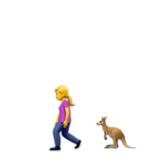 🦘 emoji من و جوجه تیغیم Telegram sticker 18 of 78