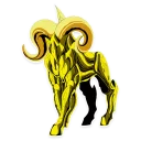 ♈ emoji Saint Seiya Telegram sticker 11 of 36