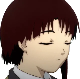 😑 emoji Let's all love レイン Telegram sticker 8 of 18
