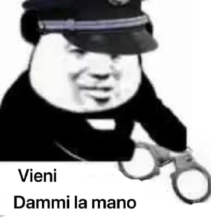 👮‍♂️ emoji Pack cinese italiano Telegram sticker 24 of 120