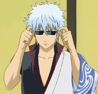 😎 emoji Gintoki Telegram sticker 13 of 49