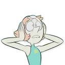 😰 emoji Pearl -SU Telegram sticker 10 of 40