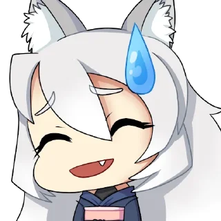 😅 emoji Fuyu Pack v1 Telegram sticker 16 of 20