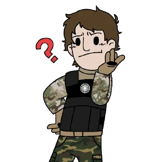 ❓ emoji Payton Gendron stickers (by serbro88) Telegram sticker 17 of 23
