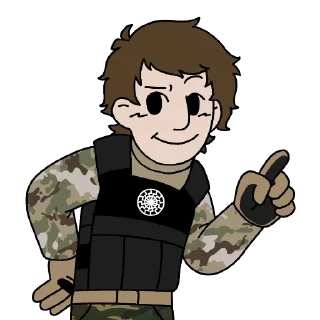 🙂 emoji Payton Gendron stickers (by serbro88) Telegram sticker 18 of 23