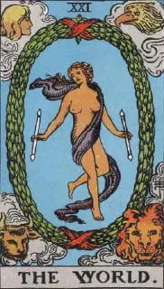 🌎 emoji Rider Waite Tarot Original Telegram sticker 22 of 78