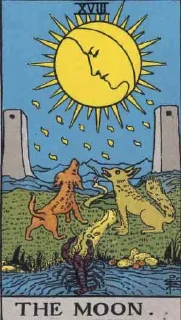 🌚 emoji Rider Waite Tarot Original Telegram sticker 19 of 78