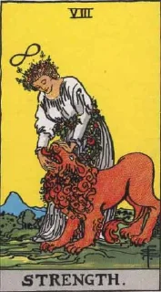 💪 emoji Rider Waite Tarot Original Telegram sticker 9 of 78