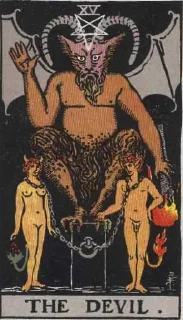 😈 emoji Rider Waite Tarot Original Telegram sticker 16 of 78