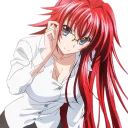 🤓 emoji Rias Gremory Telegram sticker 5 of 7