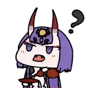 🤨 emoji Fate/Grand Order Animated | @KyouinArchive Telegram sticker 5 of 9