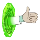 👍 emoji Rick and Morty by @TheYehudi Telegram sticker 12 of 119
