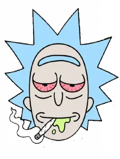 🙃 emoji Rick and Morty by @TheYehudi Telegram sticker 7 of 119