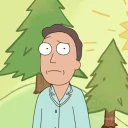 😕 emoji Rick And Morty Telegram sticker 2 of 100