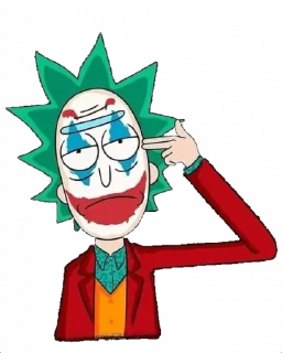 🃏 emoji Rick and Morty by @TheYehudi Telegram sticker 11 of 119