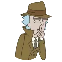 🤫 emoji Rick and Morty by @TheYehudi Telegram sticker 21 of 119