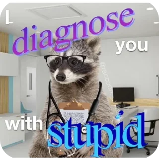 🐱 emoji Sad racoons Telegram sticker 22 of 42