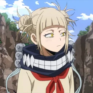 😒 emoji Himiko Toga @StickersofAnime Telegram sticker 8 of 32