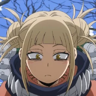 🙁 emoji Himiko Toga @StickersofAnime Telegram sticker 20 of 32