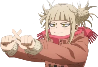 ❌ emoji Himiko Toga @StickersofAnime Telegram sticker 19 of 32