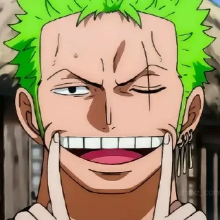 😃 emoji OP zoro  @animespack Telegram sticker 7 of 15