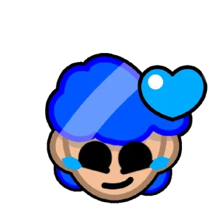 💙 emoji Динаху, синего мистера биста нет Telegram sticker 9 of 20