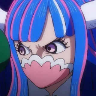 😠 emoji Ulti @StickersofAnime Telegram sticker 7 of 52