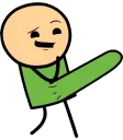 Sticker from Cyanide and Happiness