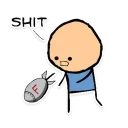 Sticker from Cyanide & Happiness