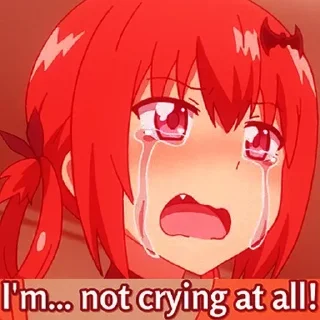 😭 emoji Anime Mood Telegram sticker 7 of 47