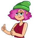 👍 emoji @stickerkar  دنیای استیکر 🌍 Telegram sticker 5 of 50