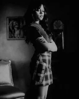 🌟 emoji Jenna_Ortega_blackwhite Telegram sticker 20 of 24