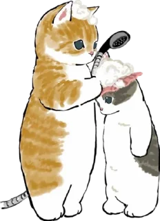 🛁 emoji котик Telegram sticker 16 of 93
