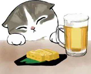 🍺 emoji котик Telegram sticker 23 of 93