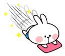 😌 emoji Spoiled Rabbit \Apron\ [@Stikeram] [SeRaMo.iR] Telegram sticker 11 of 42