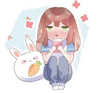 😳 emoji anime. Telegram sticker 16 of 39