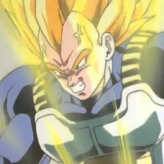 ➿ emoji ᳀ Vegeta ༐ @ot_anime Telegram sticker 18 of 40