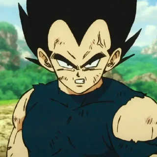 ➿ emoji ᳀ Vegeta ༐ @ot_anime Telegram sticker 1 of 40