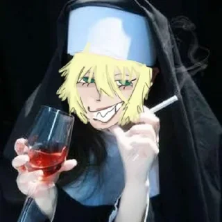 🍷 emoji федорфаг во фритюре Telegram sticker 16 of 32