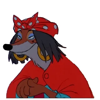 🦊 emoji Robin Hood Disney Telegram sticker 8 of 49