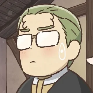 😓 emoji 葬送のフリーレン-Q @miziha Telegram sticker 14 of 28