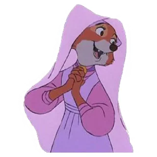 🦊 emoji Robin Hood Disney Telegram sticker 21 of 49