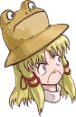 ☹️ emoji Suwako Moriya Pack - @bourros Telegram sticker 14 of 25