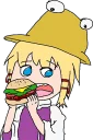🍔 emoji Suwako Moriya Pack - @bourros Telegram sticker 13 of 25