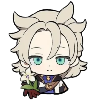 🌼 emoji Genshin reacts @carlysticker Telegram sticker 9 of 54